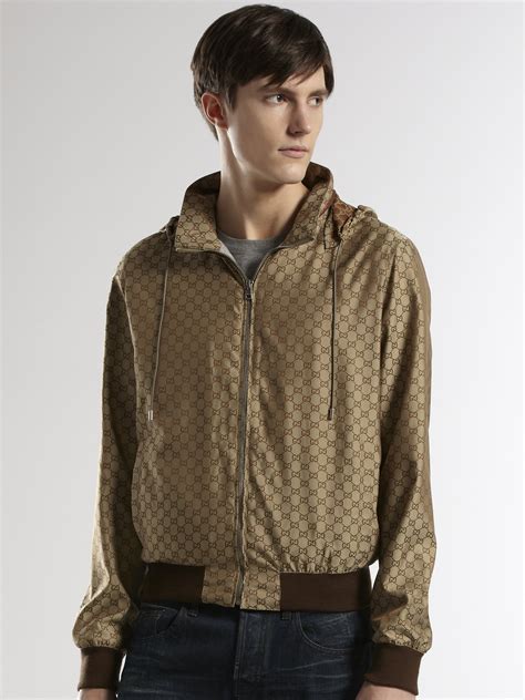 gucci nylon gg jacket|Gucci jacket farfetch.